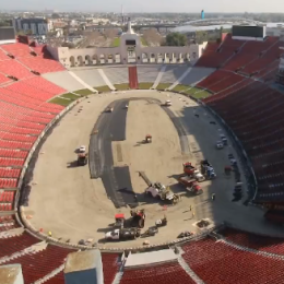 ¿Cómo se acondiciona un estadio para recibir al NASCAR?