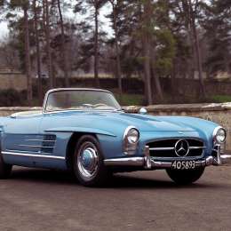 Sus dueños argentinos exhiben el emblemático auto de Fangio