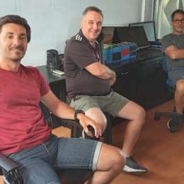 Ponce de León y Troset visitaron el Uranga Racing