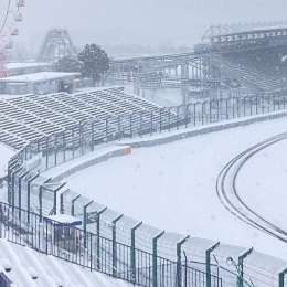 ¡Impactante! El circuito de Suzuka fue víctima de fuertes nevadas