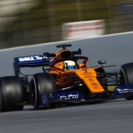 Fórmula 1: Norris giró en Barcelona