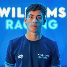 Franco Colapinto, en la presentación de Williams