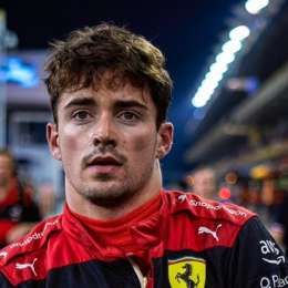 Leclerc probó la Ferrari F2002 de Michael Schumacher