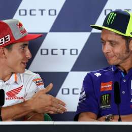 Marc Márquez habló de su relación con Valentino Rossi