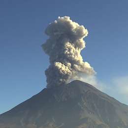Alerta en México por la actividad del volcán Popocatépetl