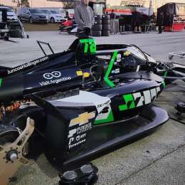Agustín Canapino prueba hoy el IndyCar en Sebring