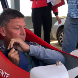 Guillermo Ortelli volvió a subirse a un auto de carrera