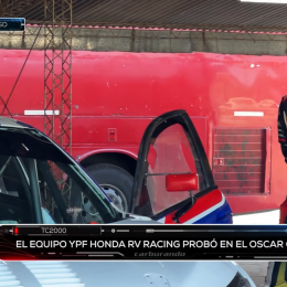 El equipo YPF Honda RV Racing probó en el Oscar Cabalén con Ardusso y Scuncio Moro