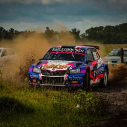Gastón Pasten, al frente del Rally Pagos del Tuyú en Madariaga