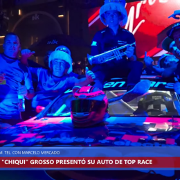 Top Race: detalles de la presentación del auto de "Chiqui" Grosso en Ink