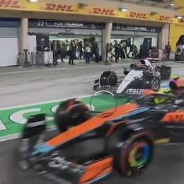 F1: de milagro no hubo un accidente en los boxes de Bahrein