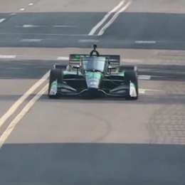 Agustín Canapino debutó en la IndyCar: así fue su primera salida a pista