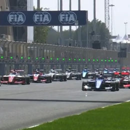 Colapinto: así fue la largada desde la pole en Bahrein