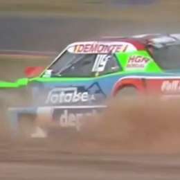 TC: el despiste de Krujoski que provocó la bandera roja en Neuquéon