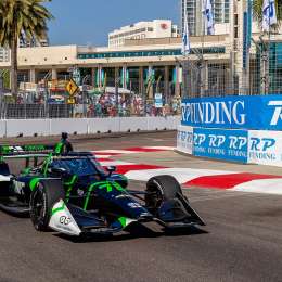Gran debut de Agustín Canapino en la IndyCar: terminó 12do