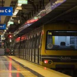 El Subte C comenzó su protesta y reclamo contra la inseguridad