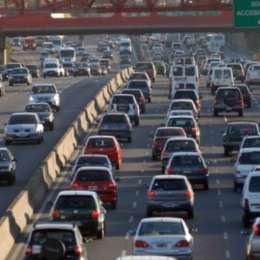 Accidente en la General Paz: un auto volcó a la altura de Liniers