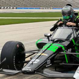 IndyCar: Agustín Canapino ya acelera en el óvalo de Texas
