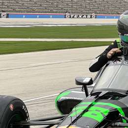 IndyCar: el rookie test de Canapino en Texas continuará el viernes