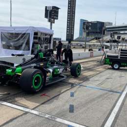 IndyCar: Agustín Canapino inició su segundo día de pruebas en Texas