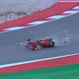 MotoGP: fuertisimo golpe de Pol Espargaró sacó la bandera roja en Portugal