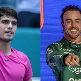 Fernando Alonso y Carlos Alcaraz se cruzaron en Twitter
