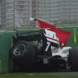 Fórmula 3: duro golpe contra la pared en la clasificación