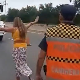 Una contadora explotó contra la Policía Caminera de Córdoba en un control