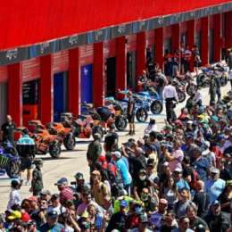 MotoGP en Argentina: todo el color del público en Termas de Rio Hondo