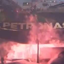 ¡Fuego en la F1! el abandono de Russell en Australia a bordo