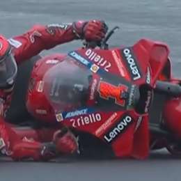 MotoGP: ¡Bagnaia venía segundo y se fue al piso en Termas de Río Hondo!