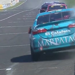 Fortísimo golpe contra el muro en la final de la Clase 3 del TN