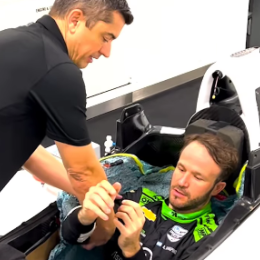 Así armaron la butaca de Agustín Canapino para IndyCar