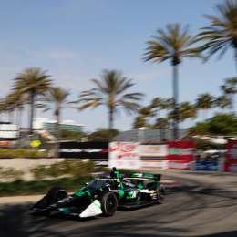 IndyCar: Canapino fue 21° en el segundo entrenamiento en Long Beach