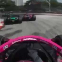 IndyCar: así fue el toque que dejó fuera de carrera a Canapino en Long Beach