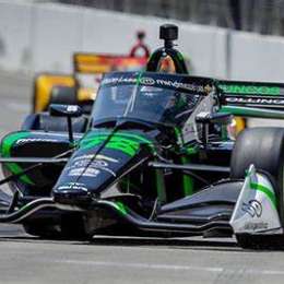 Canapino, el primer argentino en liderar en IndyCar