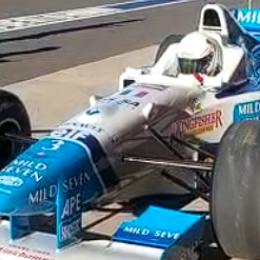 El piloto argentino que giró con un F1 en Termas de Río Hondo