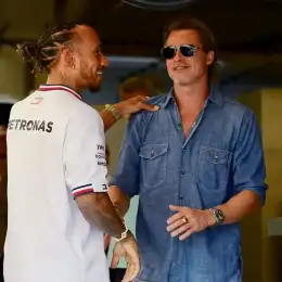 Brad Pitt correrá contra Lewis Hamilton