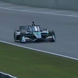 IndyCar: Canapino ya gira en Barber, mirá su primera vuelta a fondo