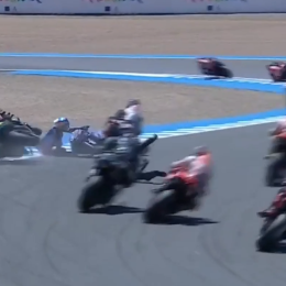 Caída múltiple en el Sprint de MotoGP en Jerez