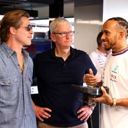 Brad Pitt, Tom Cruise y Lewis Hamilton: ¿juntos?