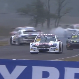 La lluvia causó varios problemas en el Sprint del Top Race Series en 9 de Julio