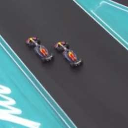 F1: ¡Contundente! Verstappen no dejó dudas y superó con facilidad Pérez