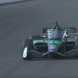 IndyCar: la primera salida a pista de Canapino en Indianapolis