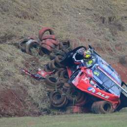 Fuerte accidente de Dudu Barrichello en Taruma