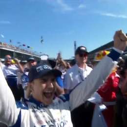 IndyCar: ¡Sufrió hasta el final! así festejó Palou su pole para las 500 Millas de Indianápolis