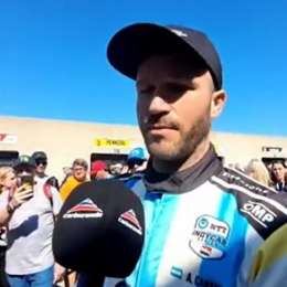 Agustín Canapino se prepara para el "Carb Day"