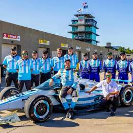 Indy500: los campeones del mundo le hacen el aguante a Agustín Canapino