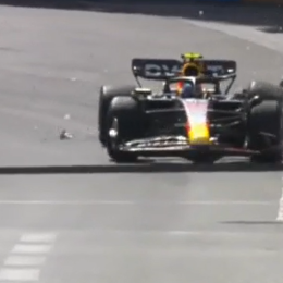 F1 en Mónaco: Checo Pérez se quedó con las manos vacias tras un golpe en la clasificación