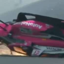 Indy500: ¡Escalofriante accidente y vuelco! Un neumático salió volando